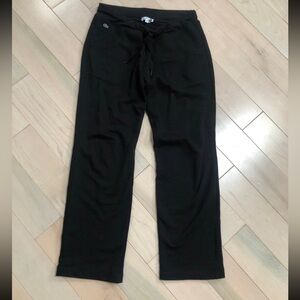 Lacoste Black Drawstring Lounge Pants sweatpants 38